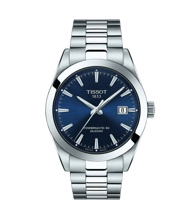 TISSOT GENTLEMAN POWERMATIC 80 SILICIUM 40mm blue Dial