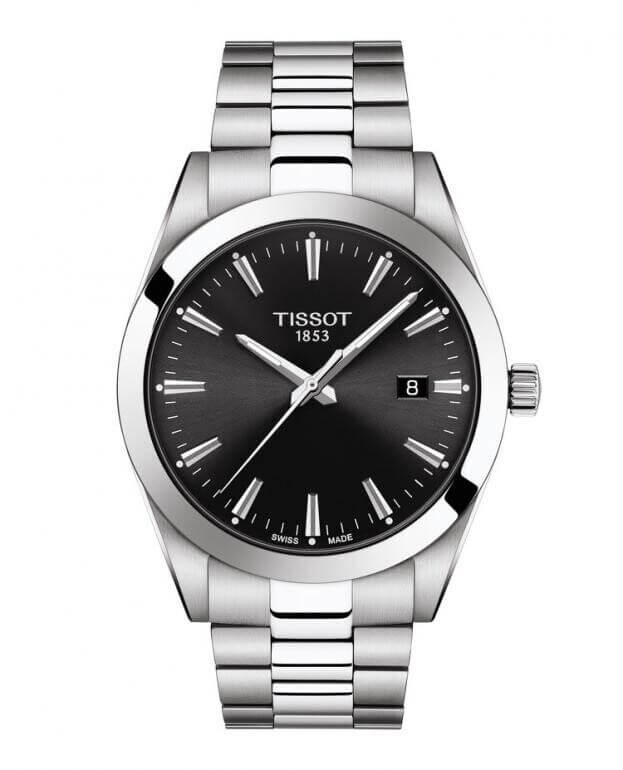 TISSOT GENTLEMAN 40MM ΜΑΥΡΟ ΚΑΝΤΡΑΝ