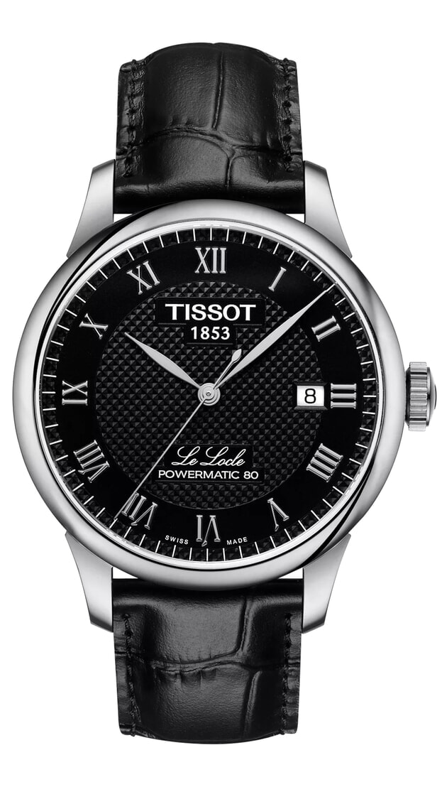 TISSOT LE LOCLE POWERMATIC 80 39.3mm black dial