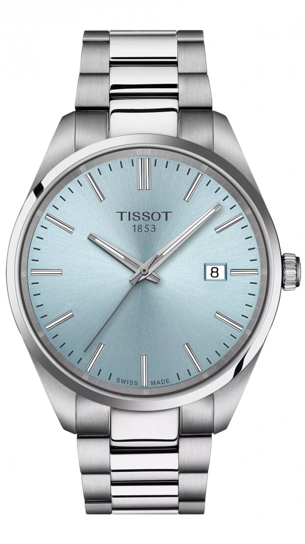 TISSOT PR 100 40mm ΜΠΑΤΑΡΙΑΣ Γαλάζιο Καντράν