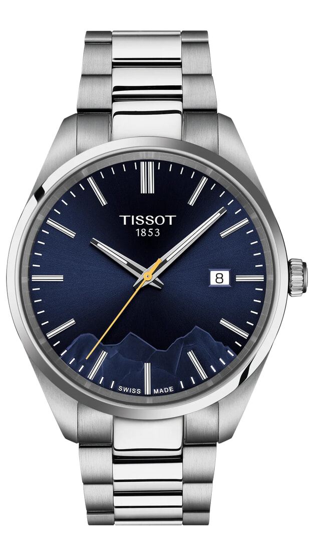 TISSOT PR 100 Jungfraubahn Special Edition Μπαταρίας 40mm Μπλε Καντράν