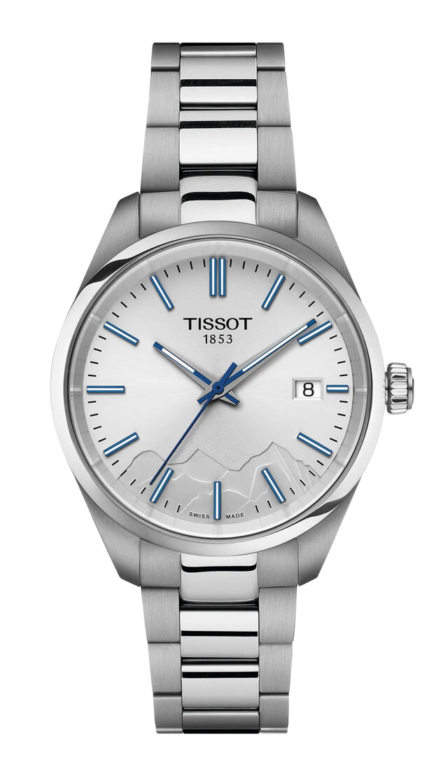 TISSOT PR 100 Jungfraubahn Special Edition Quartz 34mm White Dial