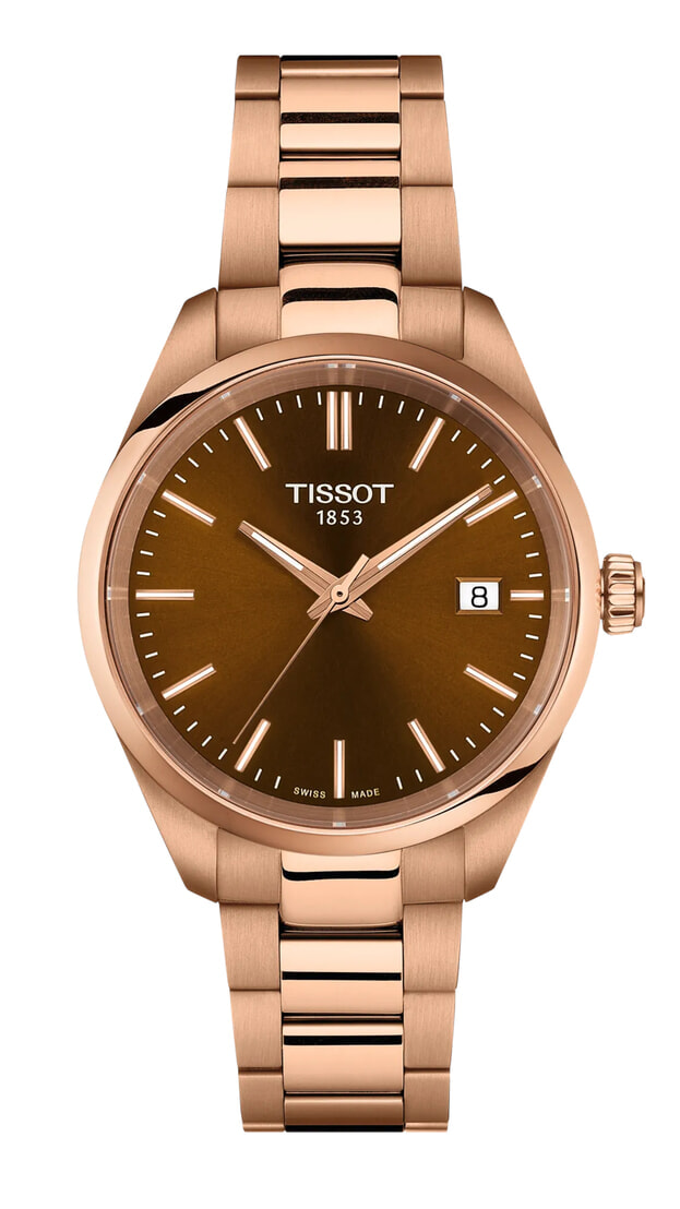 Tissot PR 100 Μπαταρίας 34mm Καφέ Καντράν