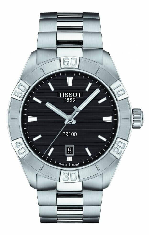 TISSOT PR 100 Sport Gent Quartz 42mm Black Dial