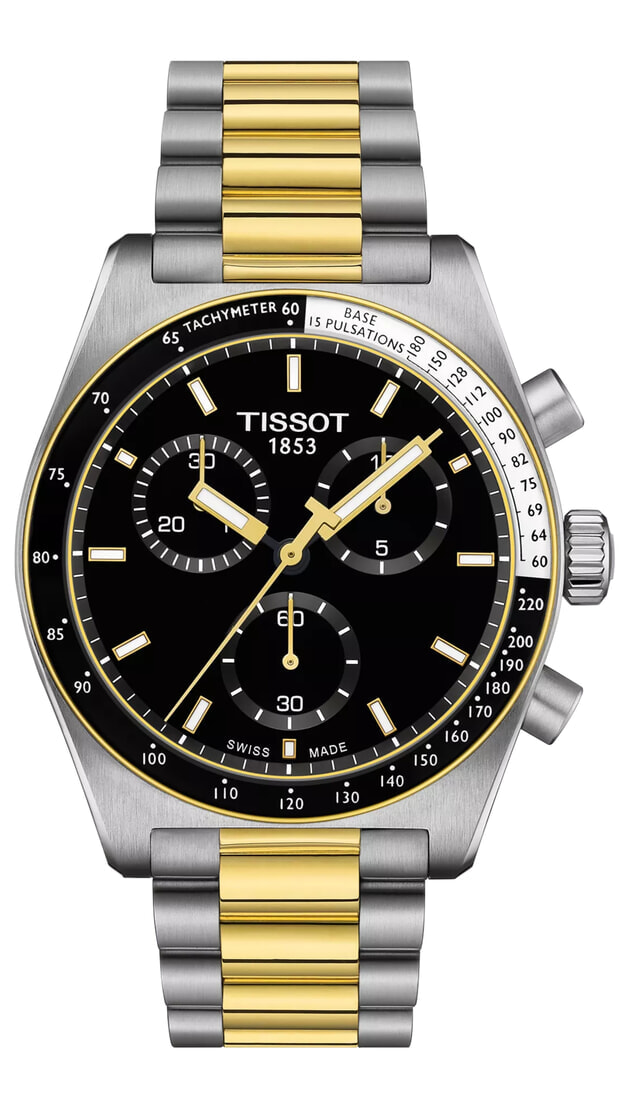 TISSOT PR516 Chronograph 40mm μαυρο καντραν
