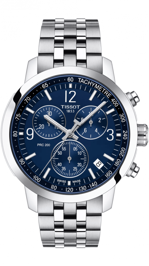 TISSOT PRC 200 Χρονογράφος Quartz 43mm Μπλε Καντράν