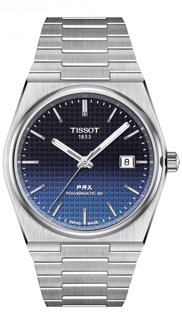 Tissot PRX Powermatic 80 40mm Ντεγκραντέ Καντράν