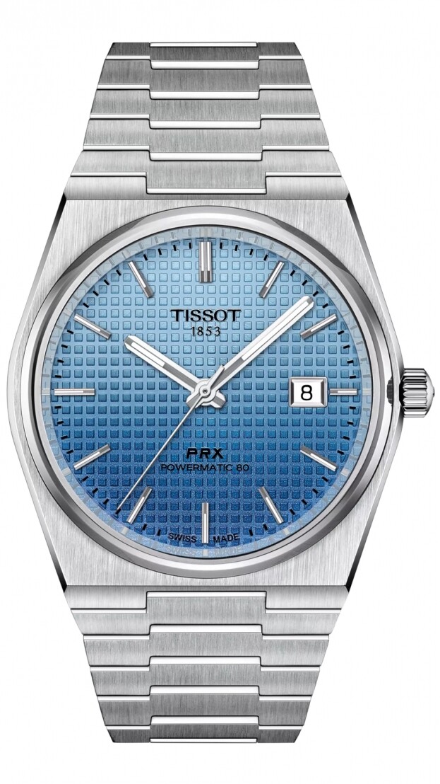 Tissot PRX Powermatic 80 40mm Ντεγκραντέ Καντράν