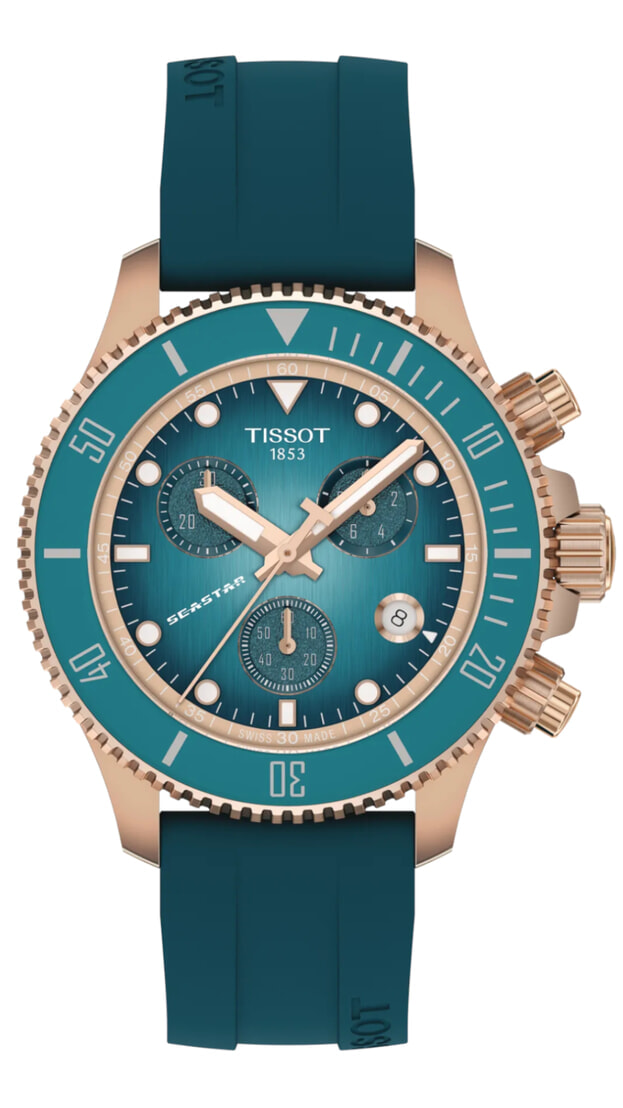 Tissot Seastar 1000 Quartz Chronograph 38mm Turquoise Dial
