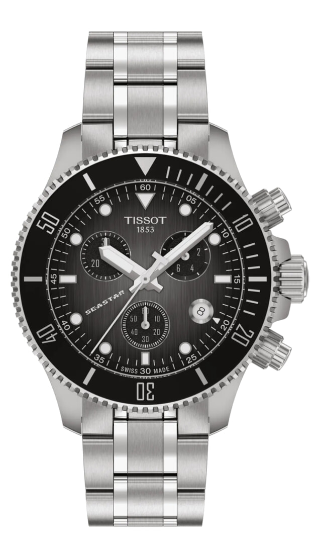 Tissot Seastar 1000 Quartz Chronograph 38mm Grey Dial