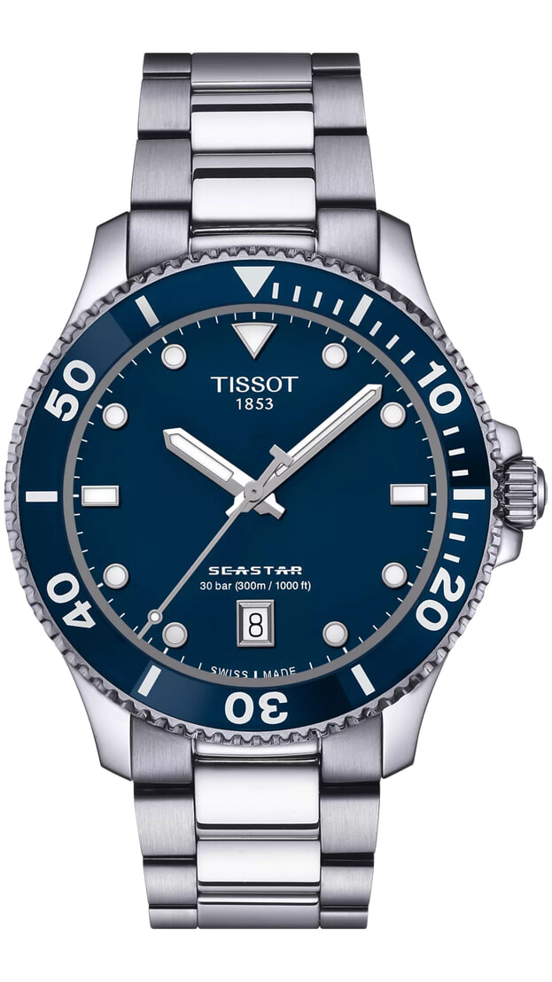 TISSOT T-Sport Seastar 1000 Quartz 40mm Blue Dial