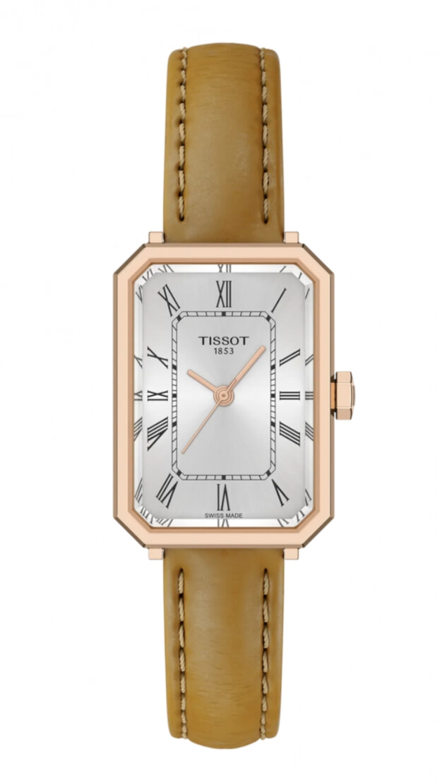 Tissot SRV Μπαταρίας 30mm Ασημί Καντράν