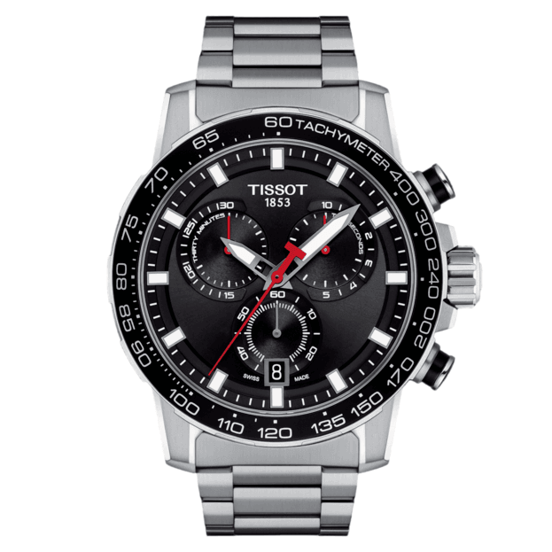 TISSOT SUPERSPORT CHRONO 45.5mm μαυρο Καντράν