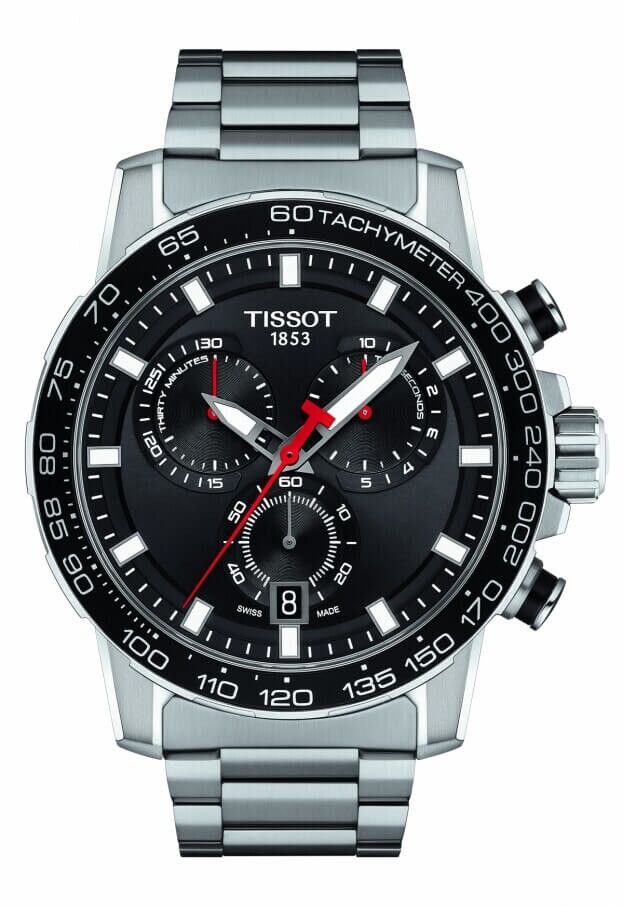 TISSOT SUPERSPORT CHRONO 45.5 mm Μαύρο Καντράν