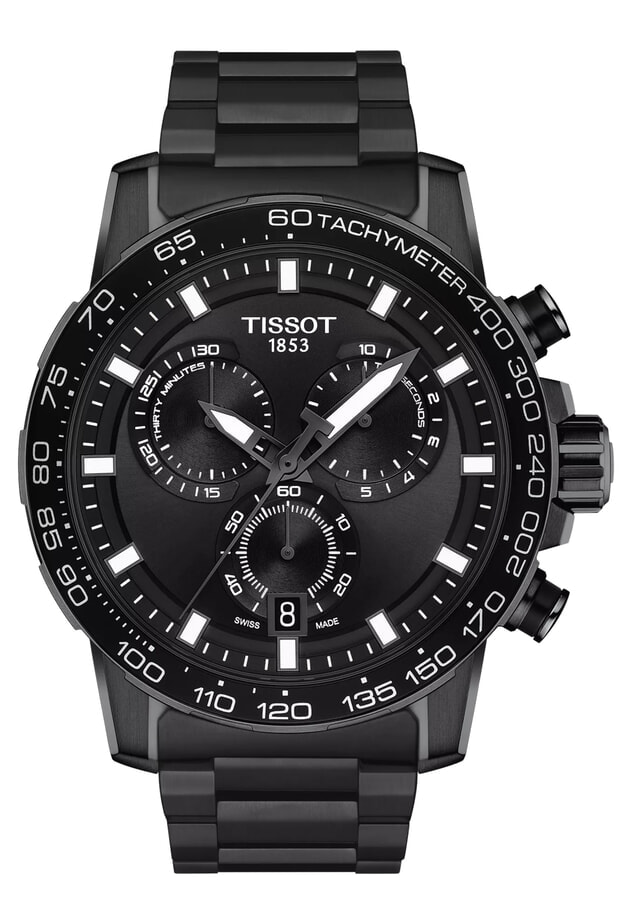 TISSOT Supoersport Chrono Quartz 45.5mm Black Dial