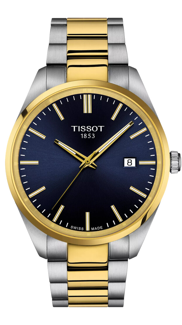 TISSOT T-Classic PR 100  40mm μπλε καντραν