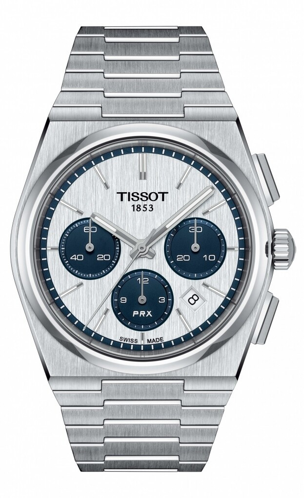 TISSOT T-Classic PRX Chrono Automatic 42mm White Dial