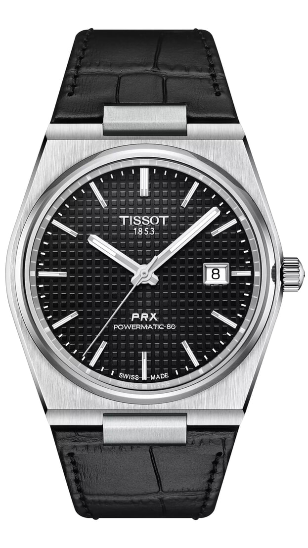 TISSOT T-Classic PRX Powermatic 80 40mm Black Dial
