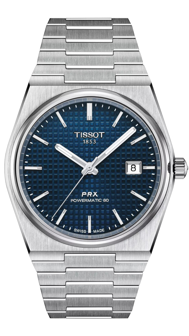 TISSOT T-Classic PRX Powermatic 80 40mm Blue Dial