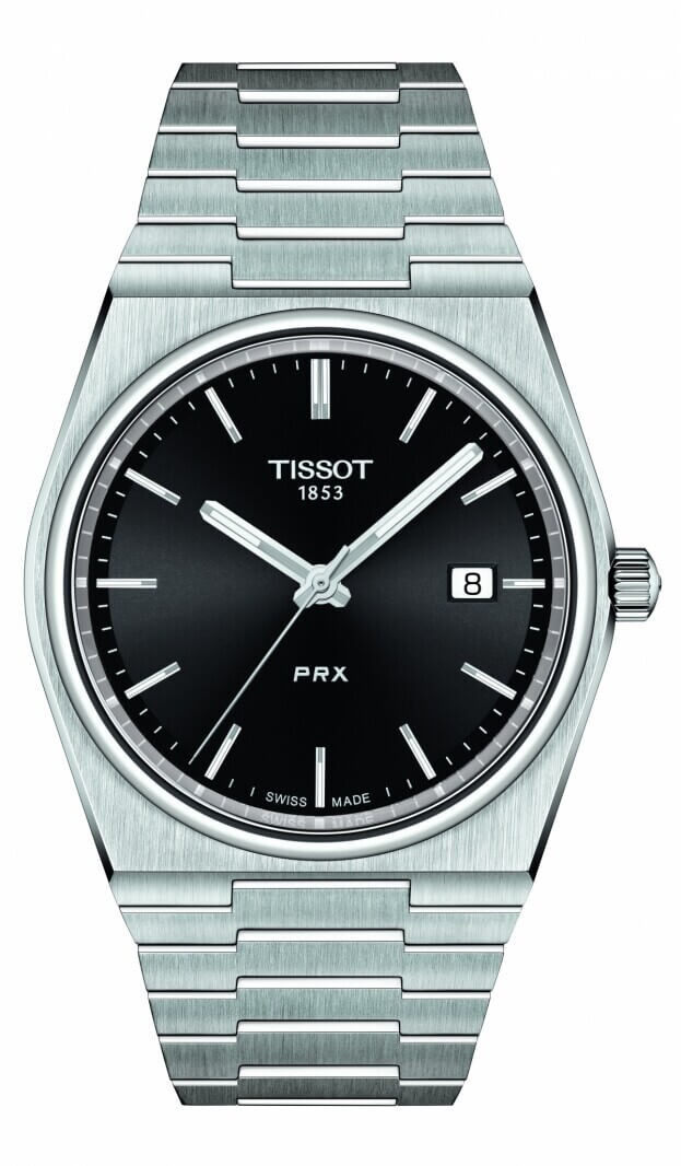 TISSOT T-Classic PRX Quartz 40mm Μαύρο Καντράν