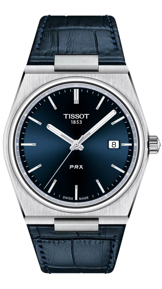 TISSOT T-Classic PRX Quartz 40mm Μπλε Καντράν