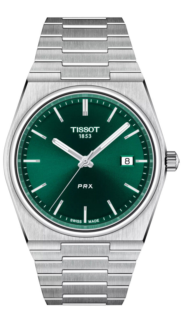 TISSOT T-Classic PRX Quartz 40mm Green Dial