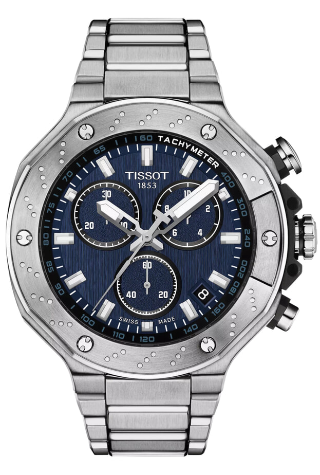 TISSOT T-Race Chronograph Quartz  45mm Blue Dial