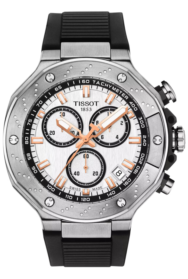 TISSOT T-Race Chronograph Quartz  45mm White Dial