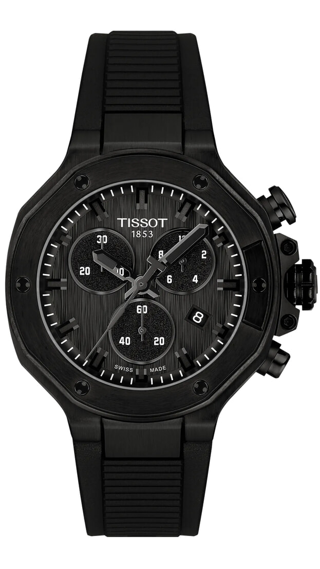 TISSOT T-Race Χρονογράφος Μπαταρίας 38mm Μαύρο Καντράν