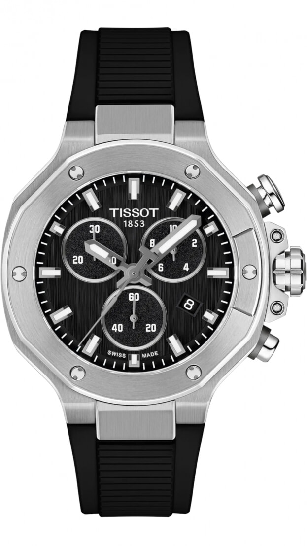 TISSOT T-Race Χρονογράφος Μπαταρίας 38mm Μαύρο Καντράν