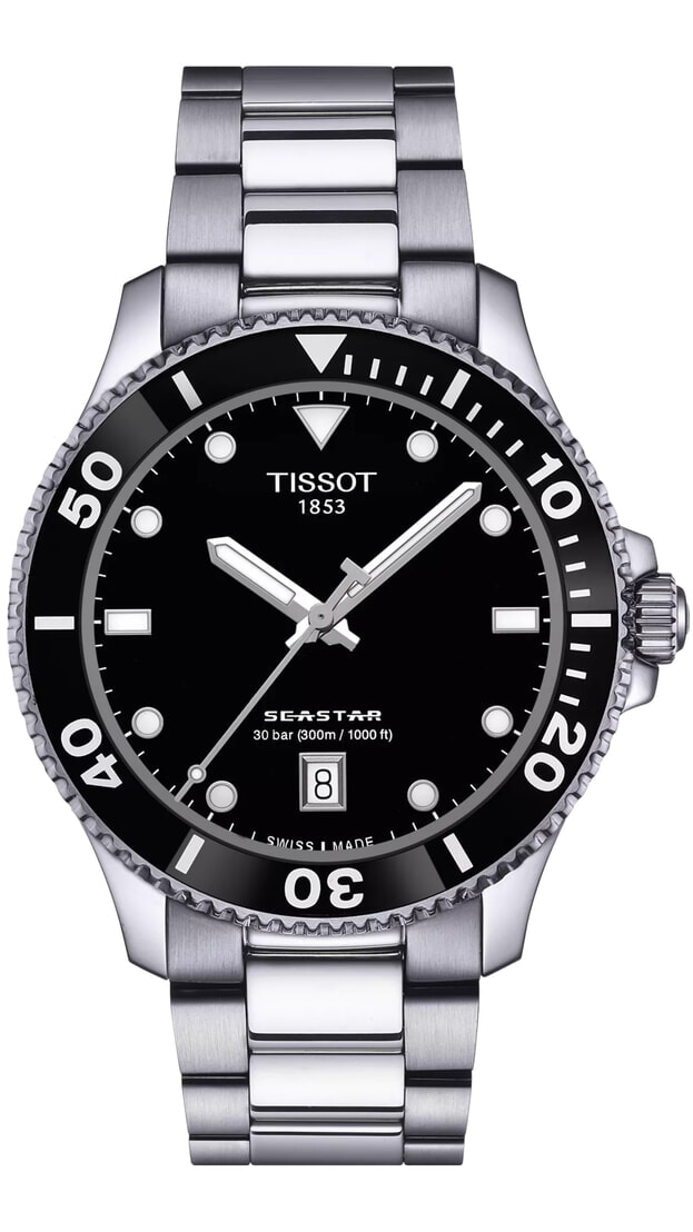 TISSOT T-Sport Seastar 1000 Quartz 40mm Black Dial