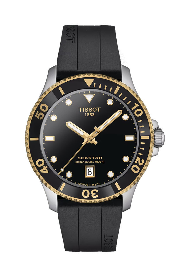 TISSOT T-Sport Seastar 1000 Quartz 40mm Black Dial