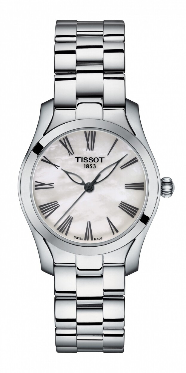 TISSOT T-WAVE Lady Quartz 30mm Λευκό Mother-of-Pearl Καντράν