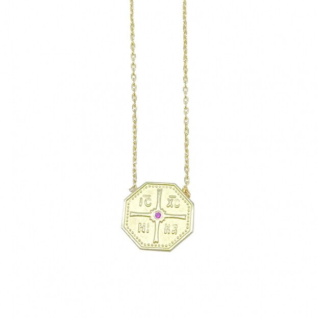 TRIANTOS Necklace YELLOW GOLD K14