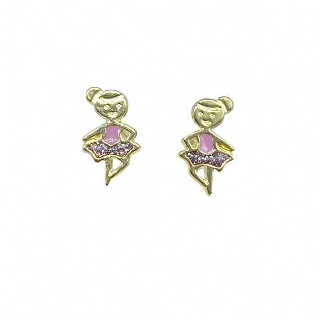 TRIANTOS Earrings YELLOW GOLD K14