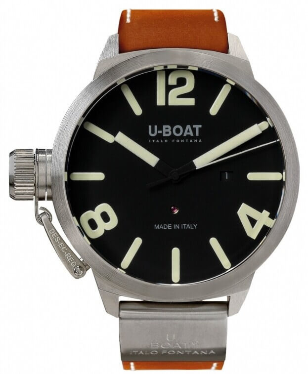 U-BOAT CLASSICO 53 AS1/A Automatic 53mm Black Dial Mens Watch