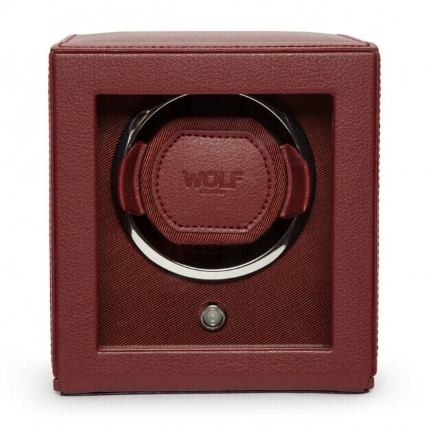 WOLF CUB WATCH WINDER WITH COVER ΜΠΟΡΝΤΩ ΜΥΛΟΣ ΠΕΡΙΣΤΡΟΦΗΣ ΓΙΑ ΑΥΤΟΜΑΤΟ ΡΟΛΟΙ