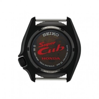 SEIKO 5 Sports Honda Super Cub . Automatic  Black Dial Mens Watch  - Inglessis
