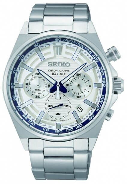 SEIKO Conceptual Series Chronograph Limited Edition 41mm White Dial Mens  Watch - Inglessis