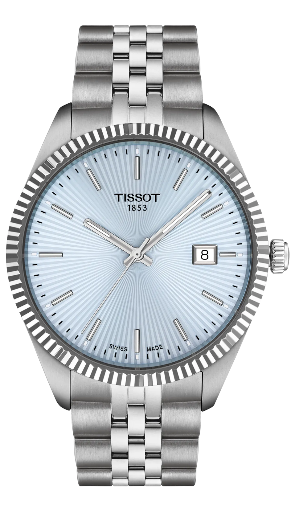 Tissot Ballade Μπαταρίας 40mm Γαλάζιο Καντράν