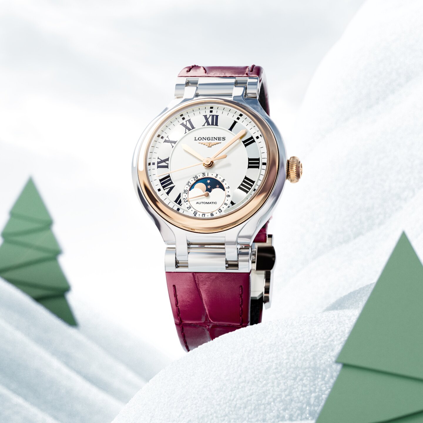 Ρολόγια με Ένδειξη Φάσεων Σελήνης (Moonphase)